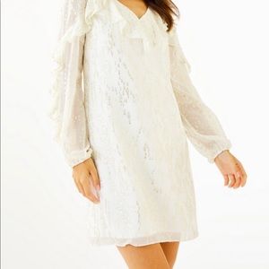 Lilly Pulitzer Belle Shift - NWT - ivory and Gold